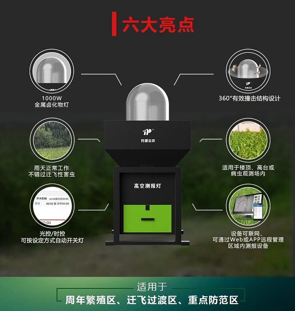 高空測(cè)報(bào)燈上線，草地貪夜蛾無(wú)所遁形
